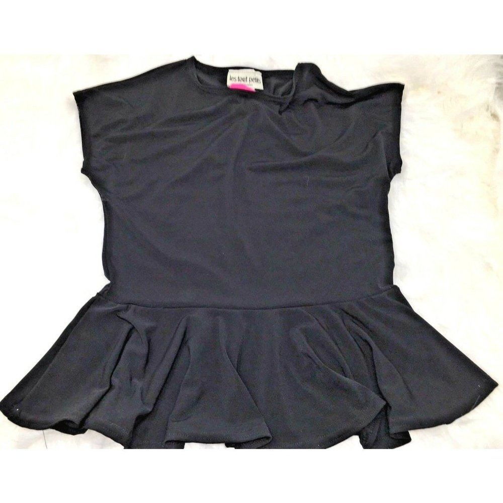 LES TOUT PETITS by Lois Letzt BLACK TUNIC Size 10